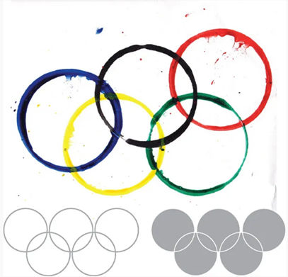 Image of rings in different colors.